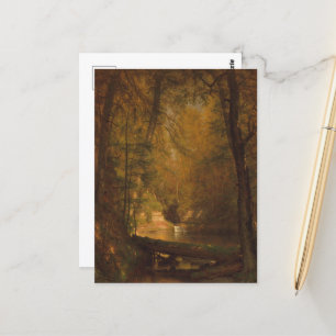 Carte Postale The Trout Pool (1870) - Worthington Whittredge