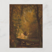 Carte Postale The Trout Pool (1870) - Worthington Whittredge (Devant)