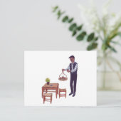 Carte Postale Thé turc (Çay) (Debout devant)