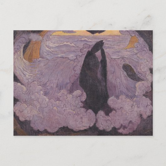 Carte Postale The Violet Wave, c.1895-6 (Devant)