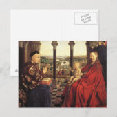 Carte Postale The Virgin of Chancellor Rolin by Jan van Eyck (Devant / Derrière)