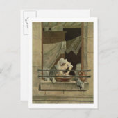 Carte Postale The Washerwoman, gravée par J. Laurent Julien (c1 (Devant / Derrière)