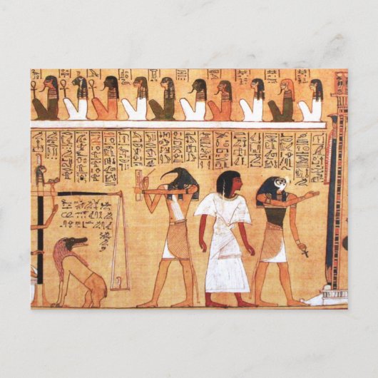 Carte Postale The Weighing Of The Heart Against Maat's Feather (Devant)
