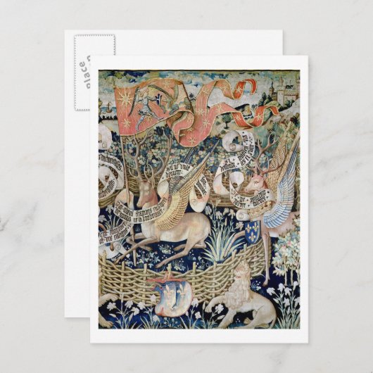 Carte Postale The Winged Deer (tapestry) (Devant / Derrière)