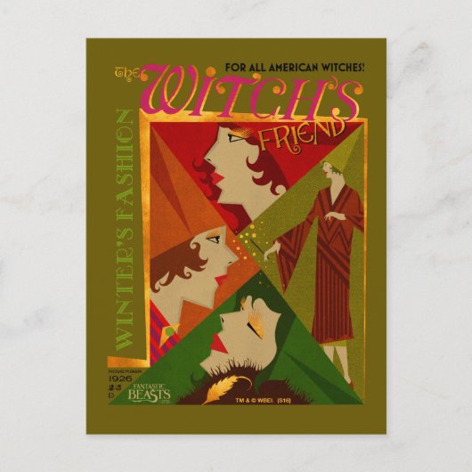 Carte Postale The Witch's Friend November Magazine (Devant)