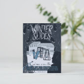 Carte postale théâtrale "Winter Slides" (Debout devant)