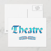 CARTE POSTALE THÉÂTRE (Devant / Derrière)