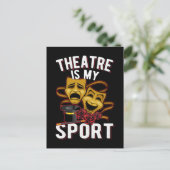Carte Postale Théâtre Amour Drame Théâtre Acteurs (Debout devant)