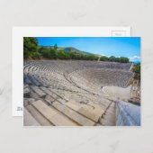 Carte Postale théâtre antique dans Epidaurus, Argolis, Grèce (Devant / Derrière)