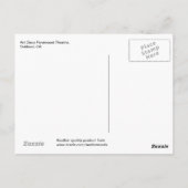 Carte Postale Théâtre Art Déco Paramount, Oakland, CA (Dos)