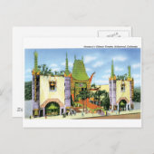 Carte Postale Théâtre chinois de Graumans (Devant / Derrière)