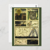 Carte Postale Théâtre Cometicum Comets par Stanislaw Lubieniecki (Devant / Derrière)