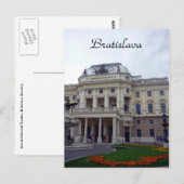 Carte Postale théâtre de bratislava (Devant / Derrière)