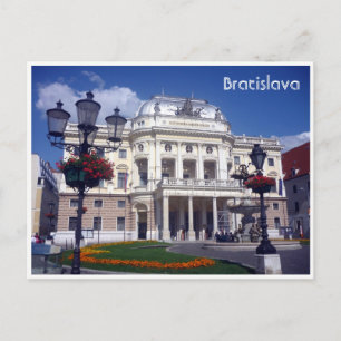 Carte Postale théâtre de bratislava slovaquie