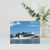 Carte Postale Théatre de l'opéra d'Oslo en Norvège un jour d'été (Debout devant)