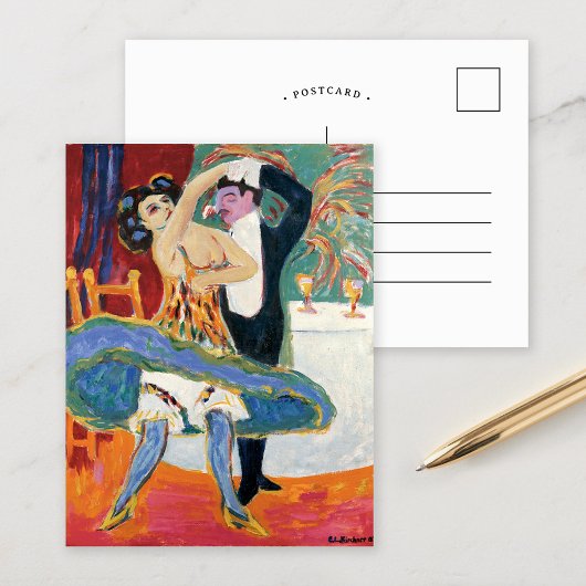 Carte Postale Théâtre de Vaudeville | Ernst Ludwig Kirchner