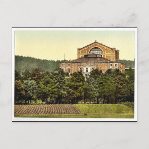 Carte Postale Théâtre de Wagner (c.-à-d. Festspielhaus), Bayreut