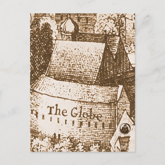 Carte Postale Théâtre du Globe de Hollar (Devant)