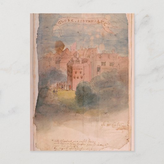 Carte Postale Théâtre du Globe, Southwark (Devant)