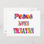 Carte Postale Théâtre Peace Love (Devant / Derrière)