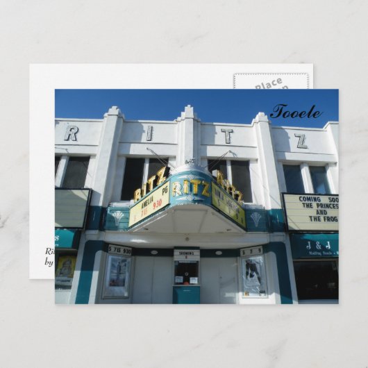 Carte Postale Théâtre Ritz (Devant / Derrière)