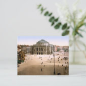 Carte Postale Théâtre Royal Copenhague Danemark (Debout devant)