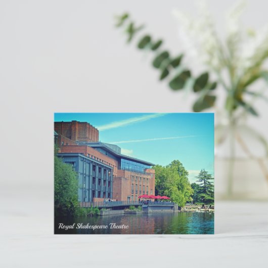 Carte Postale Théâtre Royal Shakespeare, Stratford Upon Avon (Debout devant)
