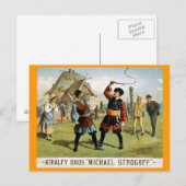 Carte Postale Théâtre Vintage "Michael Strogoff" (Devant / Derrière)