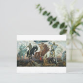 Carte Postale TheFour Horsemen of Apocalypse by Viktor Vasnetsov (Debout devant)