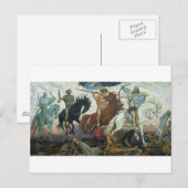 Carte Postale TheFour Horsemen of Apocalypse by Viktor Vasnetsov (Devant / Derrière)