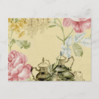 Théière Tasse à thé florale française Fête du thé 