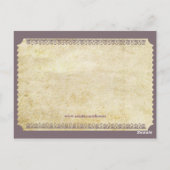 Carte Postale Thème de billet de cinéma (Dos)