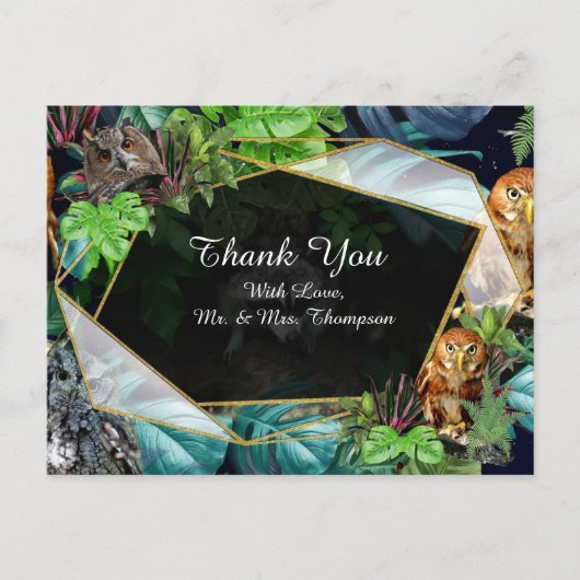 Carte Postale Thème de célébration de fête nocturne (Devant)