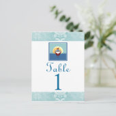 Carte Postale Thème de la fête de croisière Blue Table Numéro Ca (Debout devant)