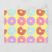 Carte Postale Thème de nourriture de fête d'anniversaire esthéti (Devant)