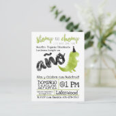 Carte Postale Thème Dinosaur Petit Dino espagnol Boy Stomp (Debout devant)