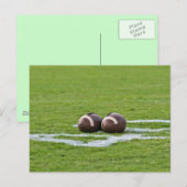 Carte Postale thème du football (Devant / Derrière)