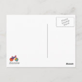 Carte Postale thème du vélo couleur (Dos)