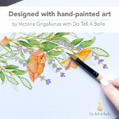 Carte Postale Thème Mariage fleur sauvage Enregistrer La Date