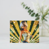 Carte Postale Thème modèle féerique de la saison (Debout devant)