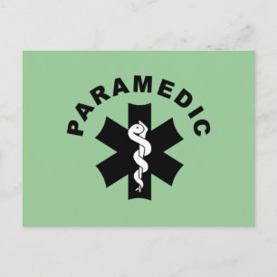 Carte Postale Thème Paramedic