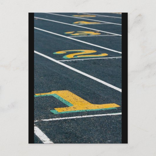Carte Postale thèmes d'athlétisme (Devant)