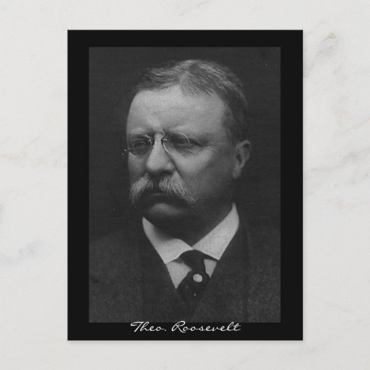 Carte Postale Theodore Roosevelt (Devant)