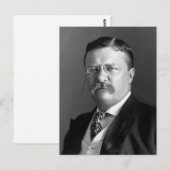 Carte Postale Théodore Roosevelt Teddy Président Républicain (Devant / Derrière)