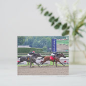 Carte Postale Théophilie tabassant Carrumba (Debout devant)