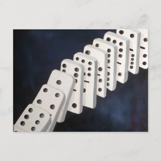 Carte Postale Théorie de domino (Devant)