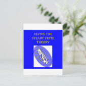 Carte Postale théorie de l'état stationnaire (Debout devant)