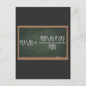 Carte Postale Théorie de probabilité Bayes Théorie de données Sc (Devant)