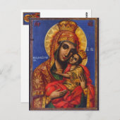 Carte Postale Théotokos (Devant / Derrière)