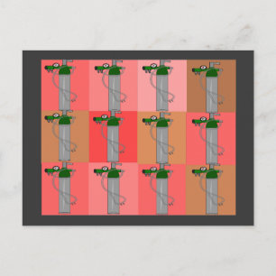 Carte Postale Thérapeute respiratoire Cadeaux de poils roses